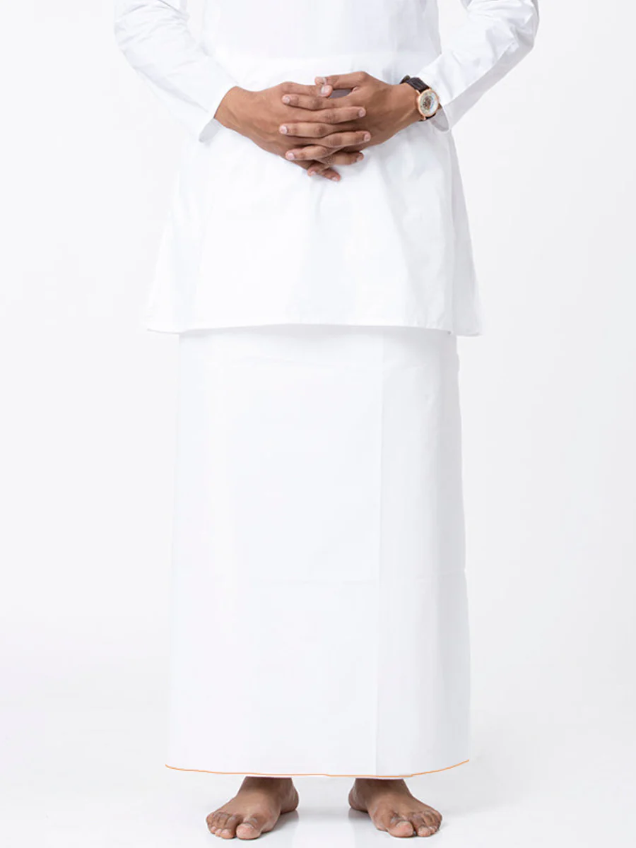 Men 100% Cotton Single Layer Prayer Dhoti Bilal 2.25m