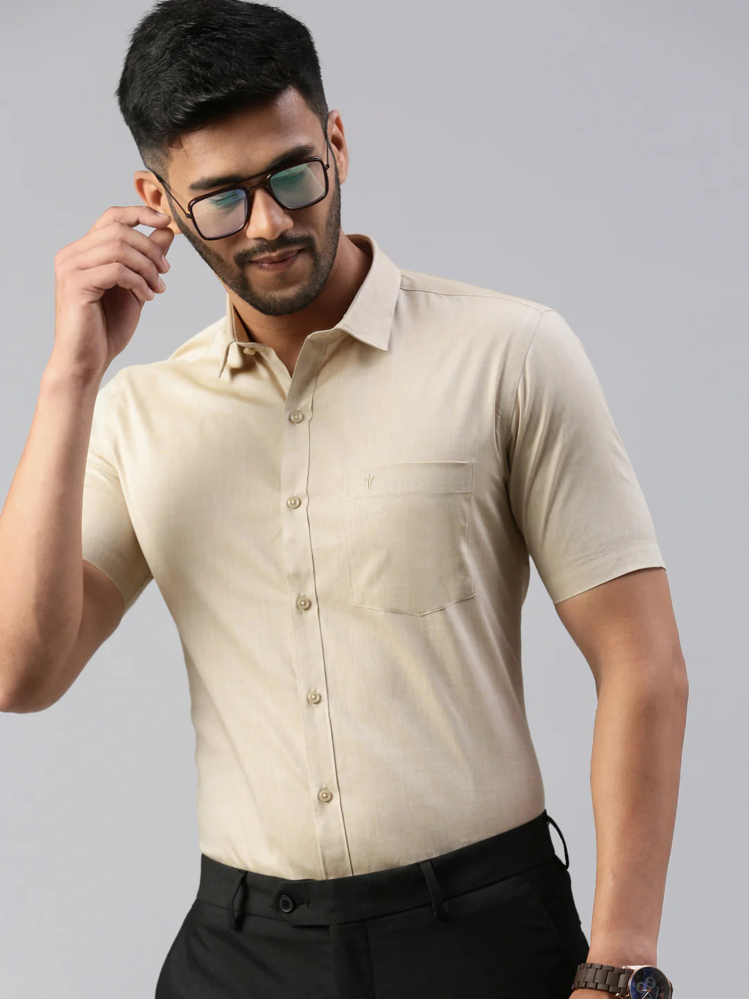 Men 100% Cotton Smart Fit Shirt Sandal CL6 GD1 - Image 2