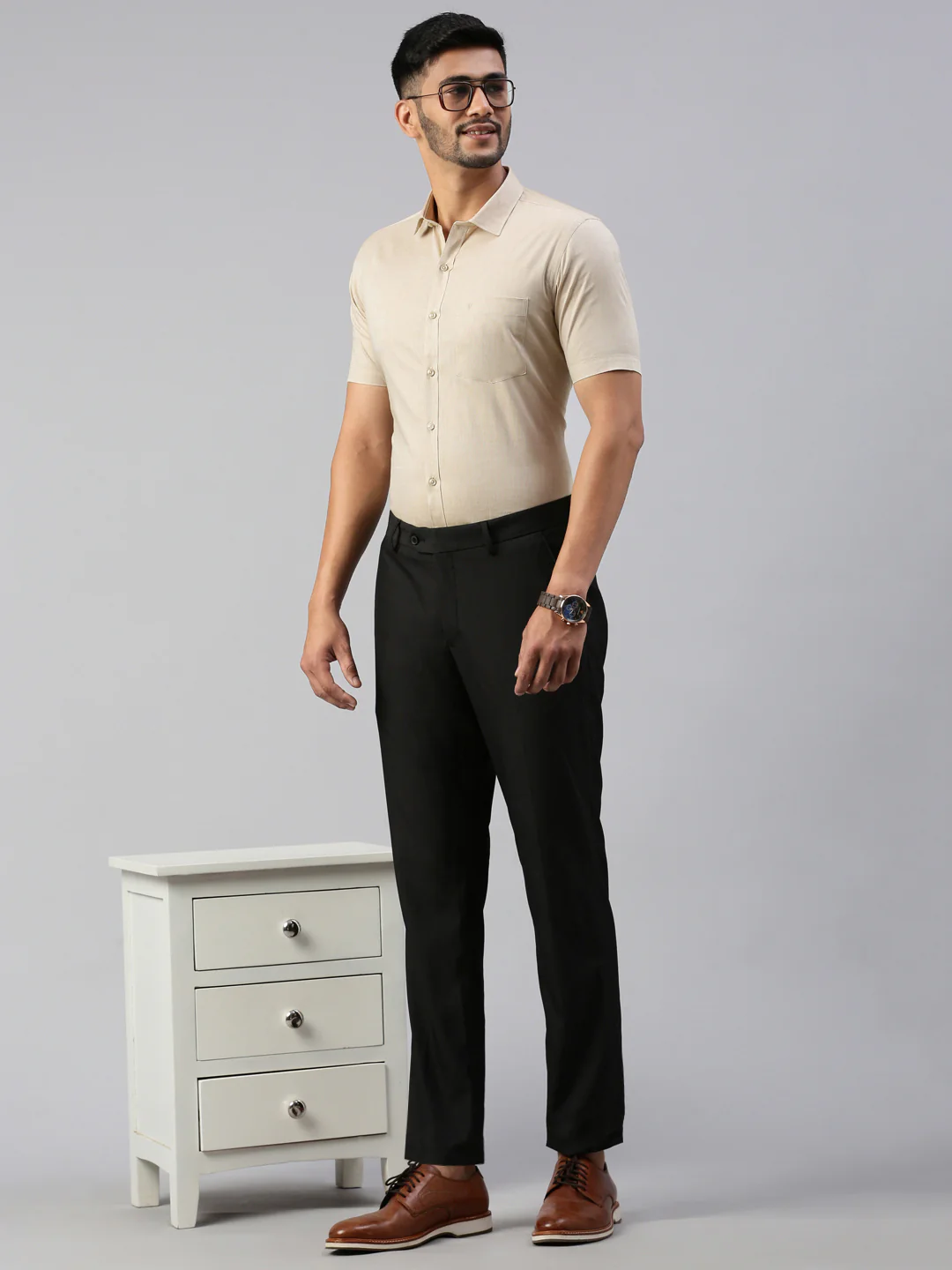 Men 100% Cotton Smart Fit Shirt Sandal CL6 GD1 - Image 5