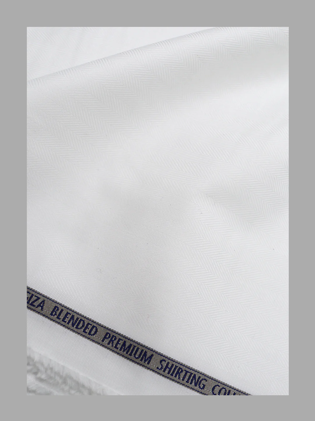 Men 100% Giza Cotton Self Design White Shirt Fabric Mosco Dobby C27 - Image 3