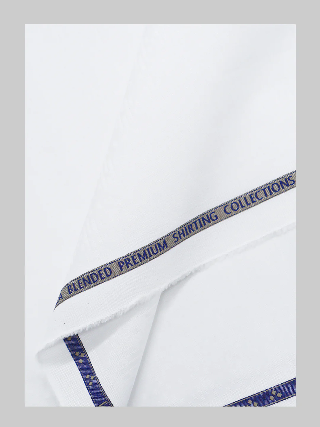 Men 100% Giza Cotton Self Design White Shirt Fabric Mosco Dobby C29 - Image 3