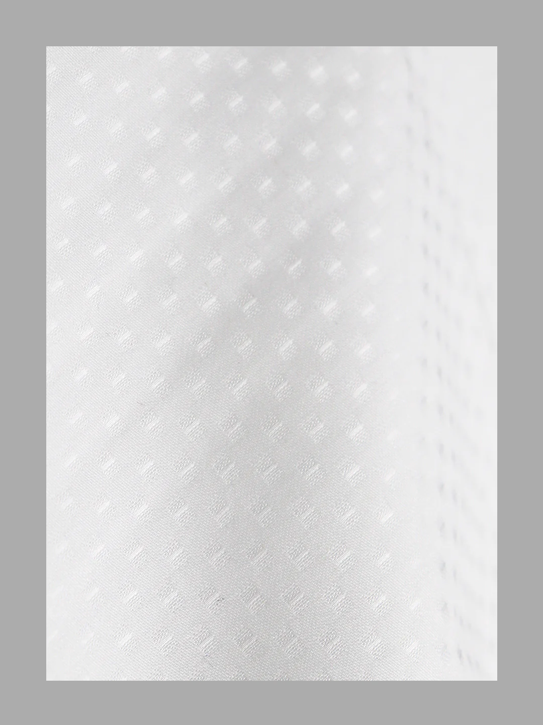 Men 100% Giza Cotton Self Design White Shirt Fabric Mosco Dobby C33 - Image 3