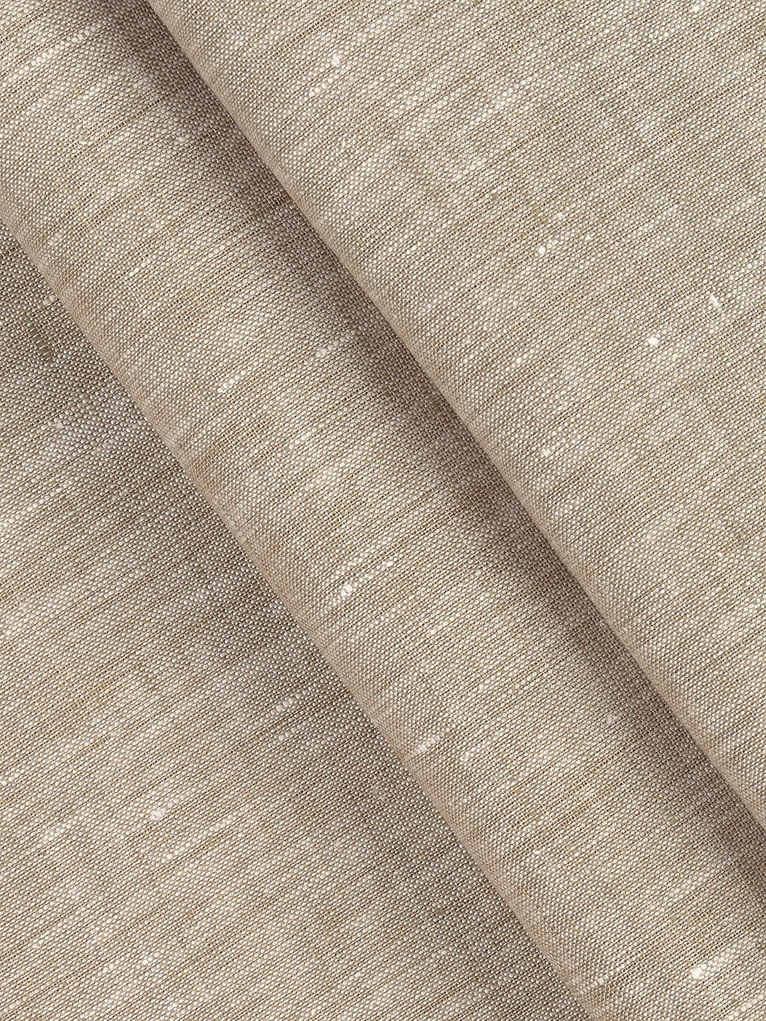 Men 100% Pure Linen Green Plain Shirt Fabric - Image 2