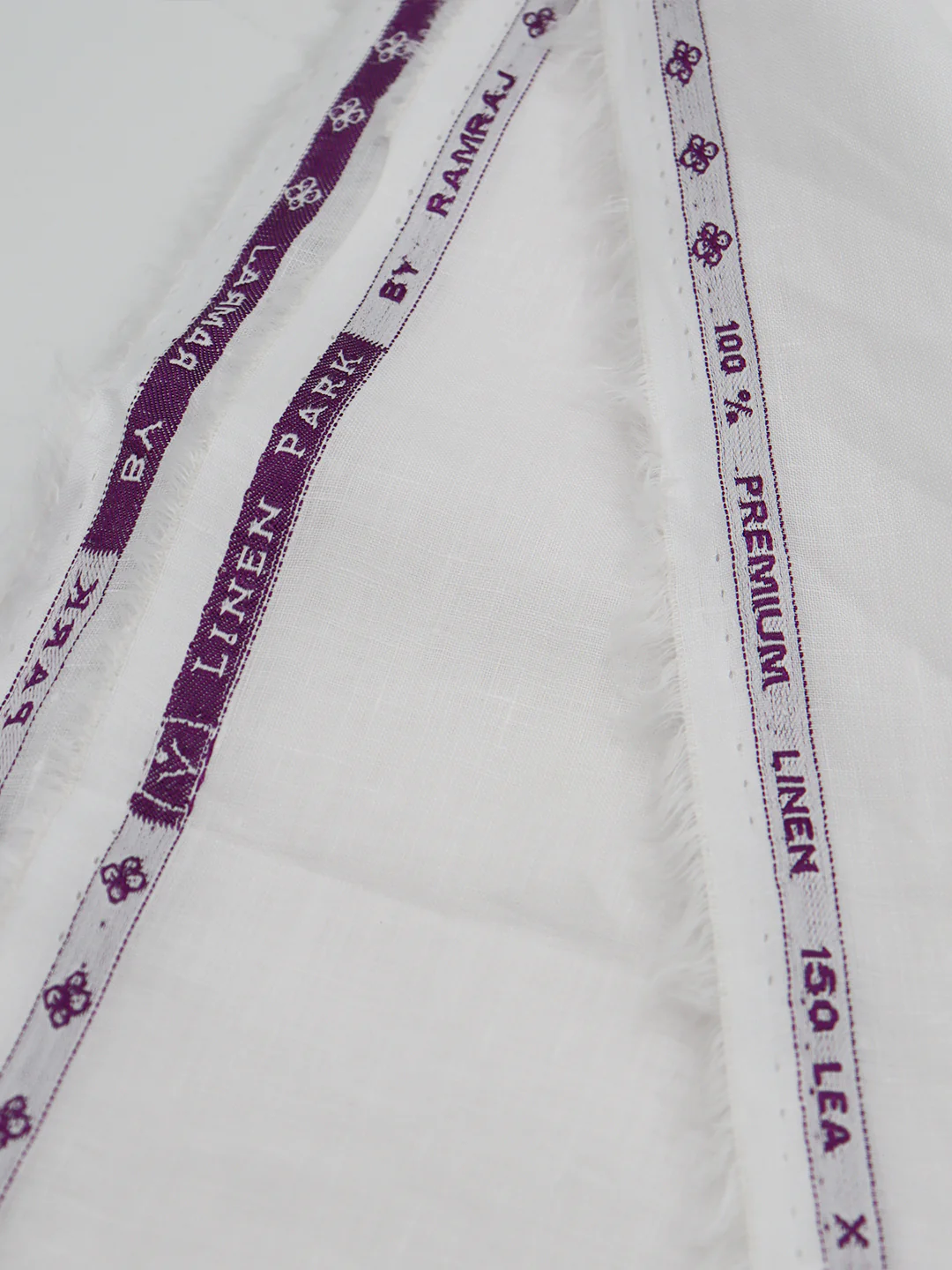 Men 100% Premium Pure Linen White Shirt Fabric Linen Park Turbo - Image 6