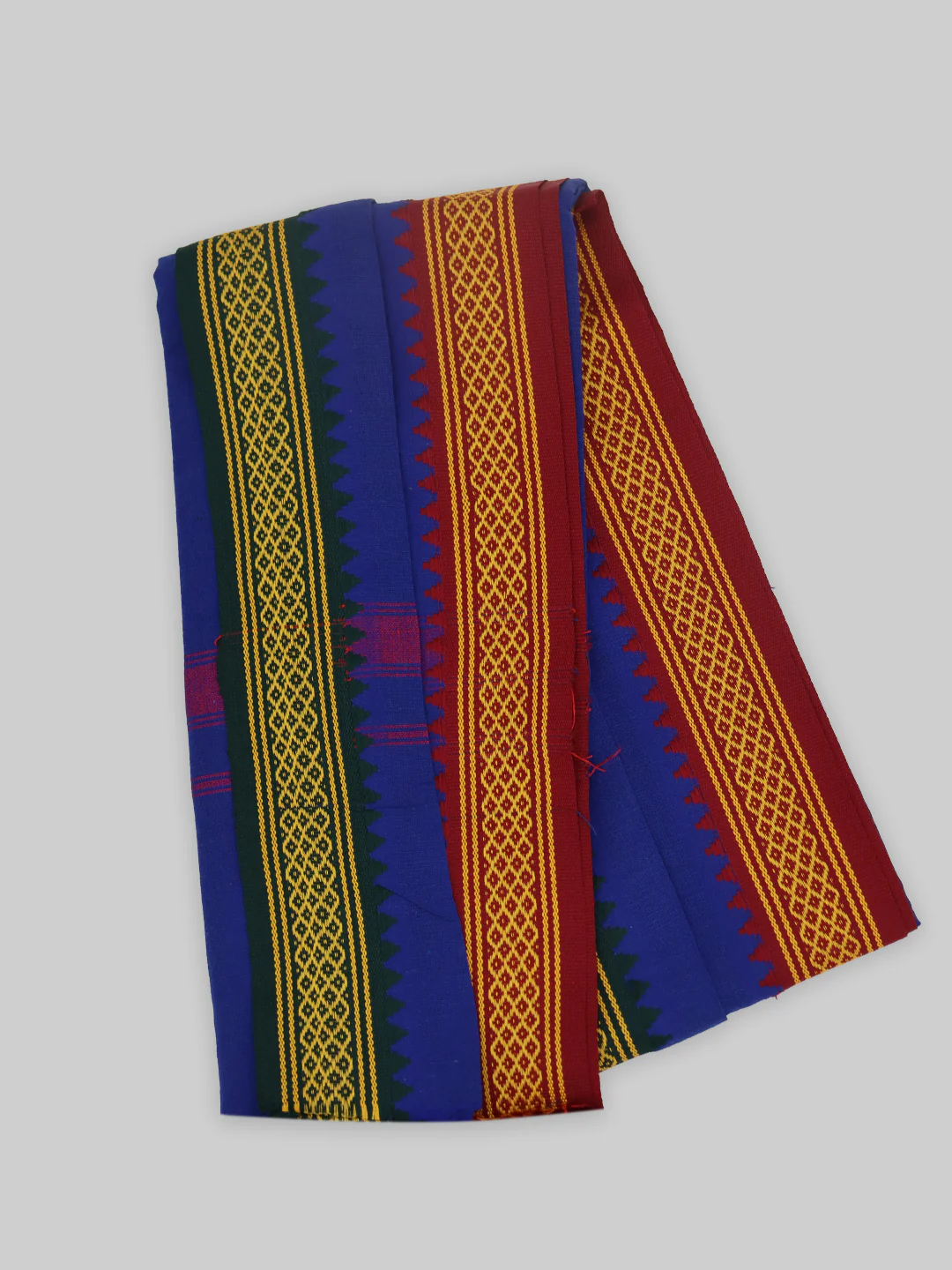 Men Angavastram Towel Vedant Blue (Pack of 2) - Image 2