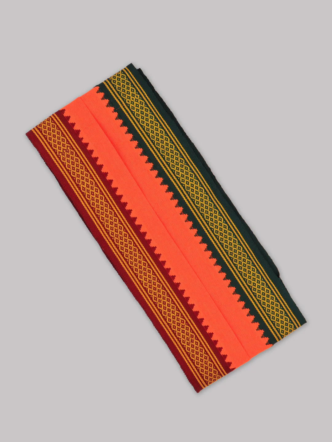 Men Angavastram Towel Vedant Orange (Pack of 2) - Image 4