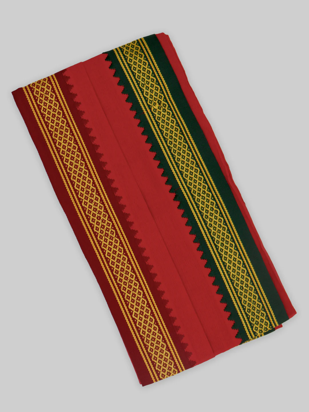Men Angavastram Towel Vedant Red (Pack of 2) - Image 7