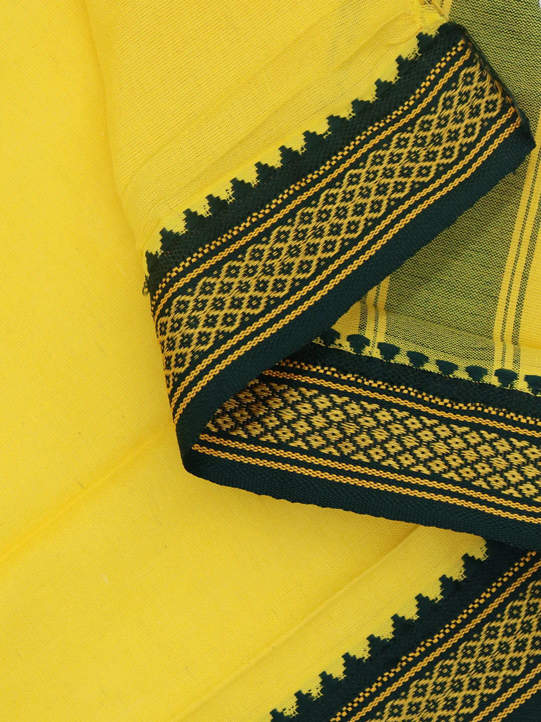 Men Angavastram Towel Vedant Yellow (Pack of 2) - Image 2
