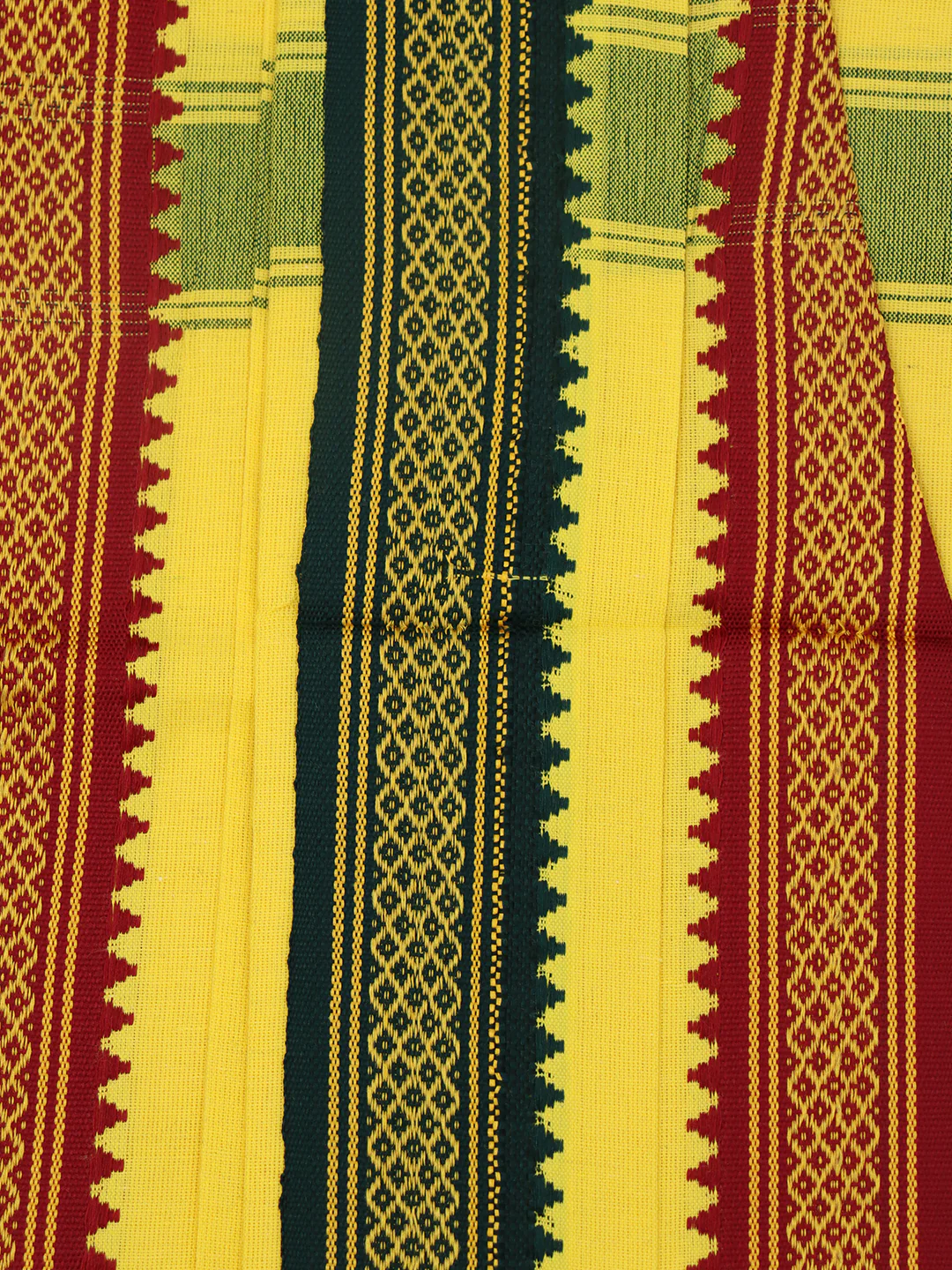 Men Angavastram Towel Vedant Yellow (Pack of 2) - Image 3