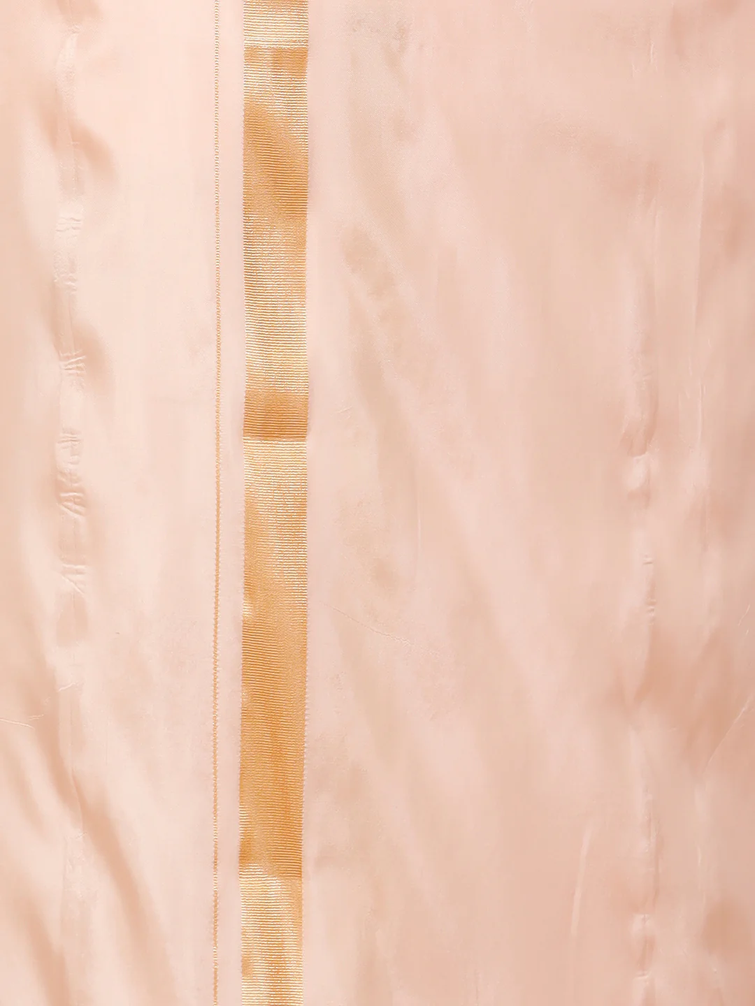 Men Art Silk Coral Pink Shirt & Dhoti Towel Set Swayamvara - Image 3