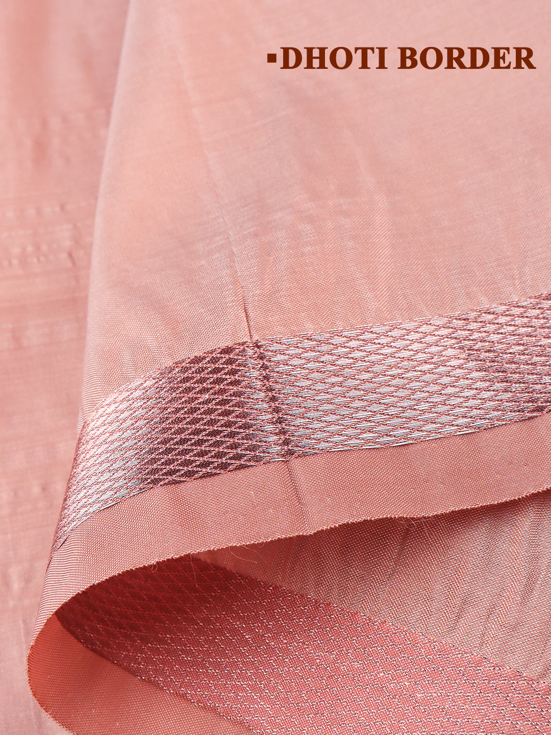 Men Art Silk Dhoti & Shirting Set Copper Ashirwath(2*1) - Image 5