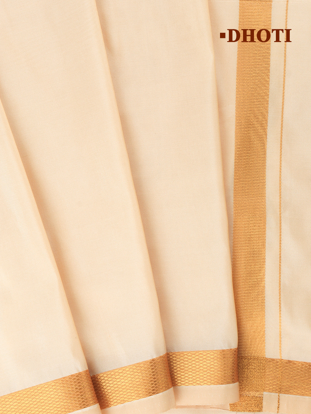Men Art Silk Dhoti & Shirting Set F.Peach Ashirwath(2*1) - Image 5