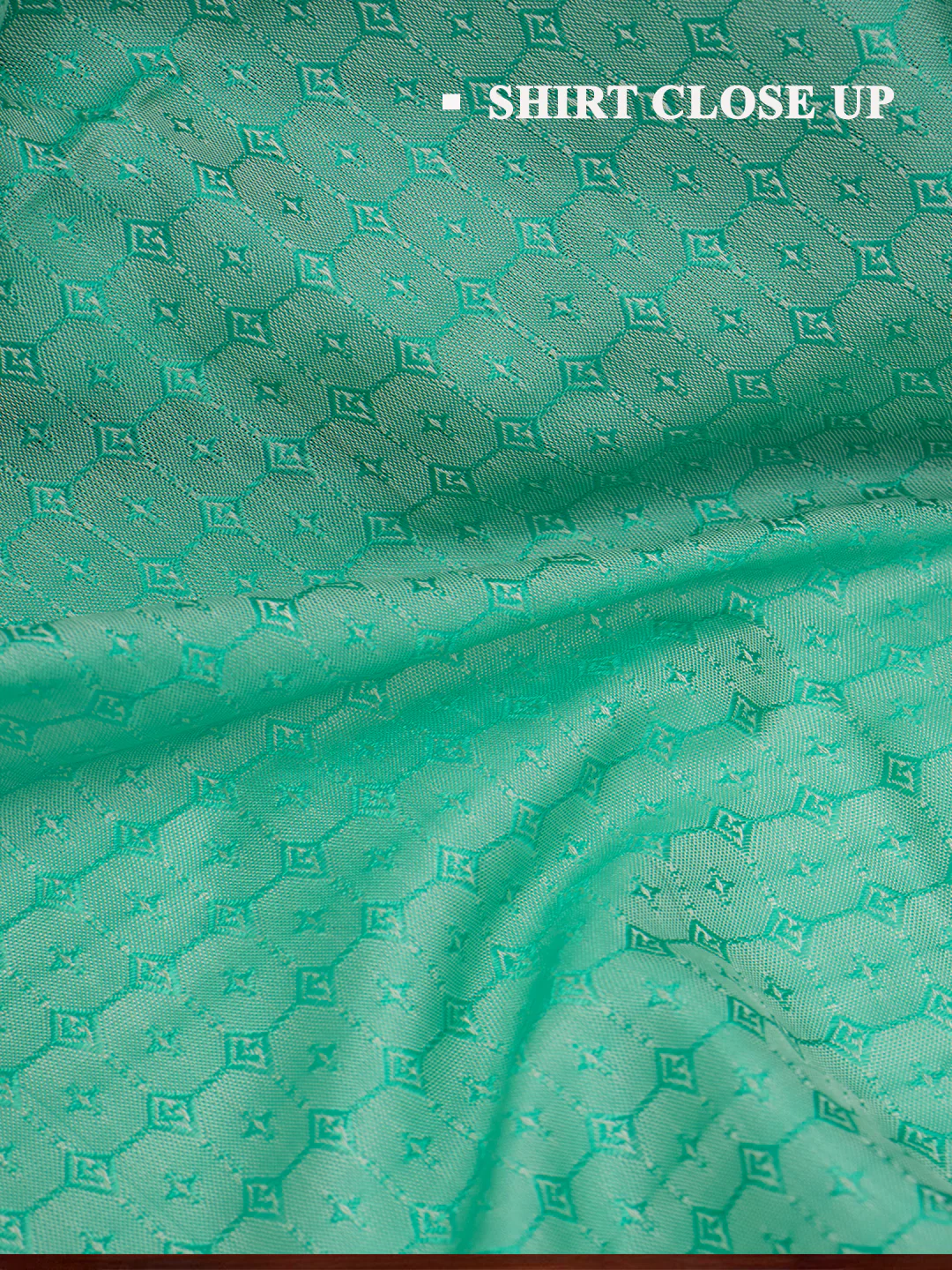 Men Art Silk Dhoti & Shirting Set R.Green Subakalyan (2 in 1) SK02 - Image 6