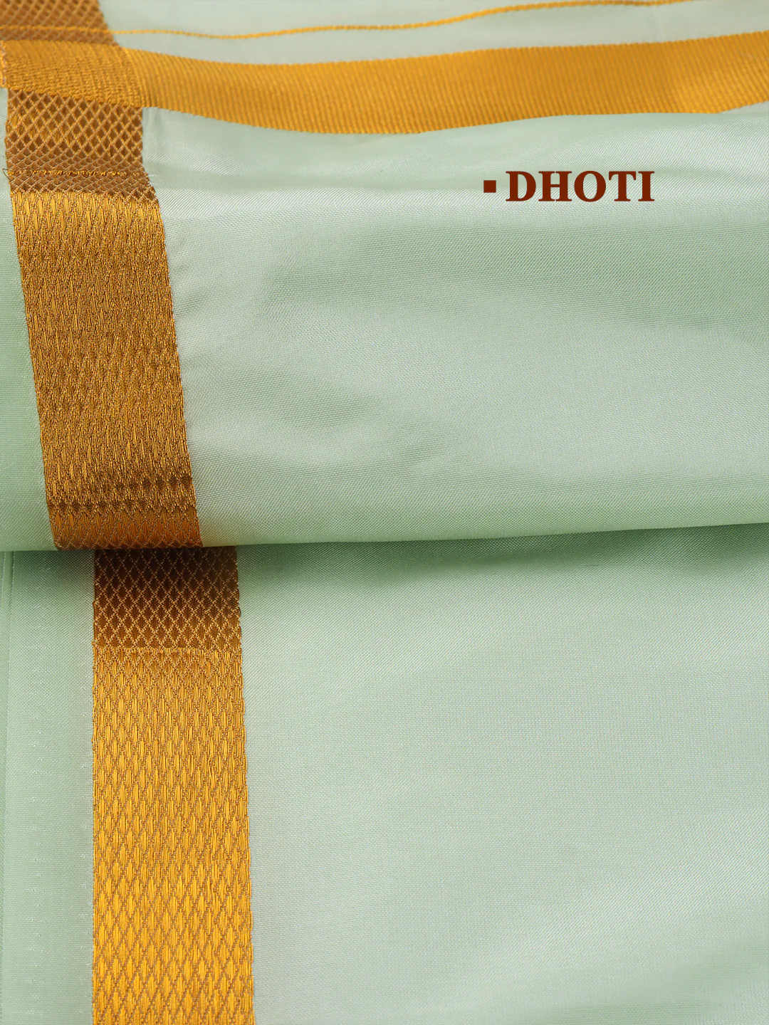 Men Art Silk Jari Dhoti & Shirting Set M.Grey Ashirwath(3*1) - Image 4