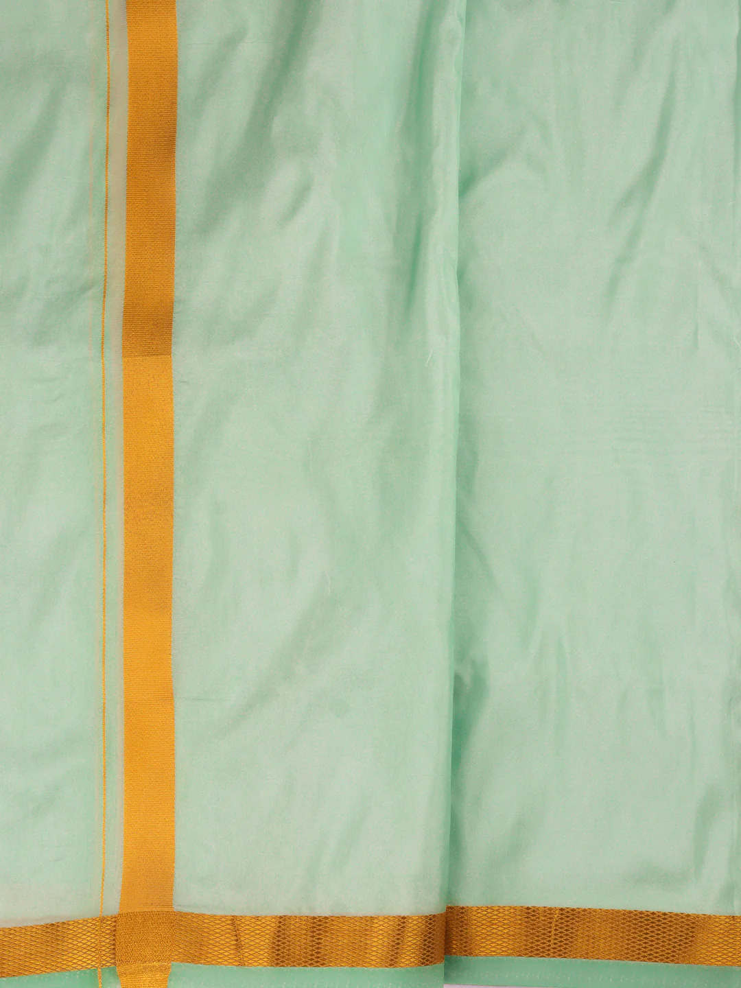 Men Art Silk Jari Dhoti & Shirting Set M.Grey Ashirwath(3*1) - Image 6