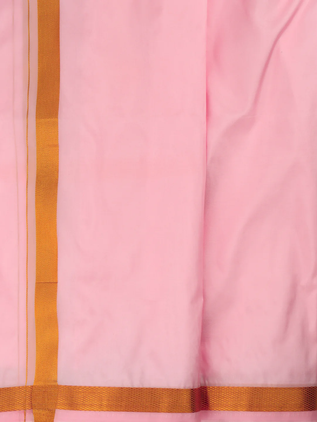 Men Art Silk Jari Dhoti & Shirting Set Petal Ashirwath(3*1) - Image 4