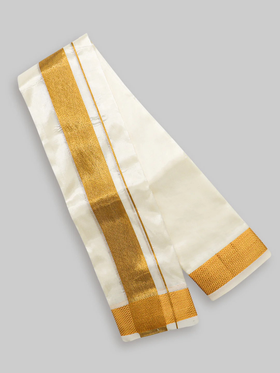 Men Art Silk Towel Cream 80K Ashai - Image 2