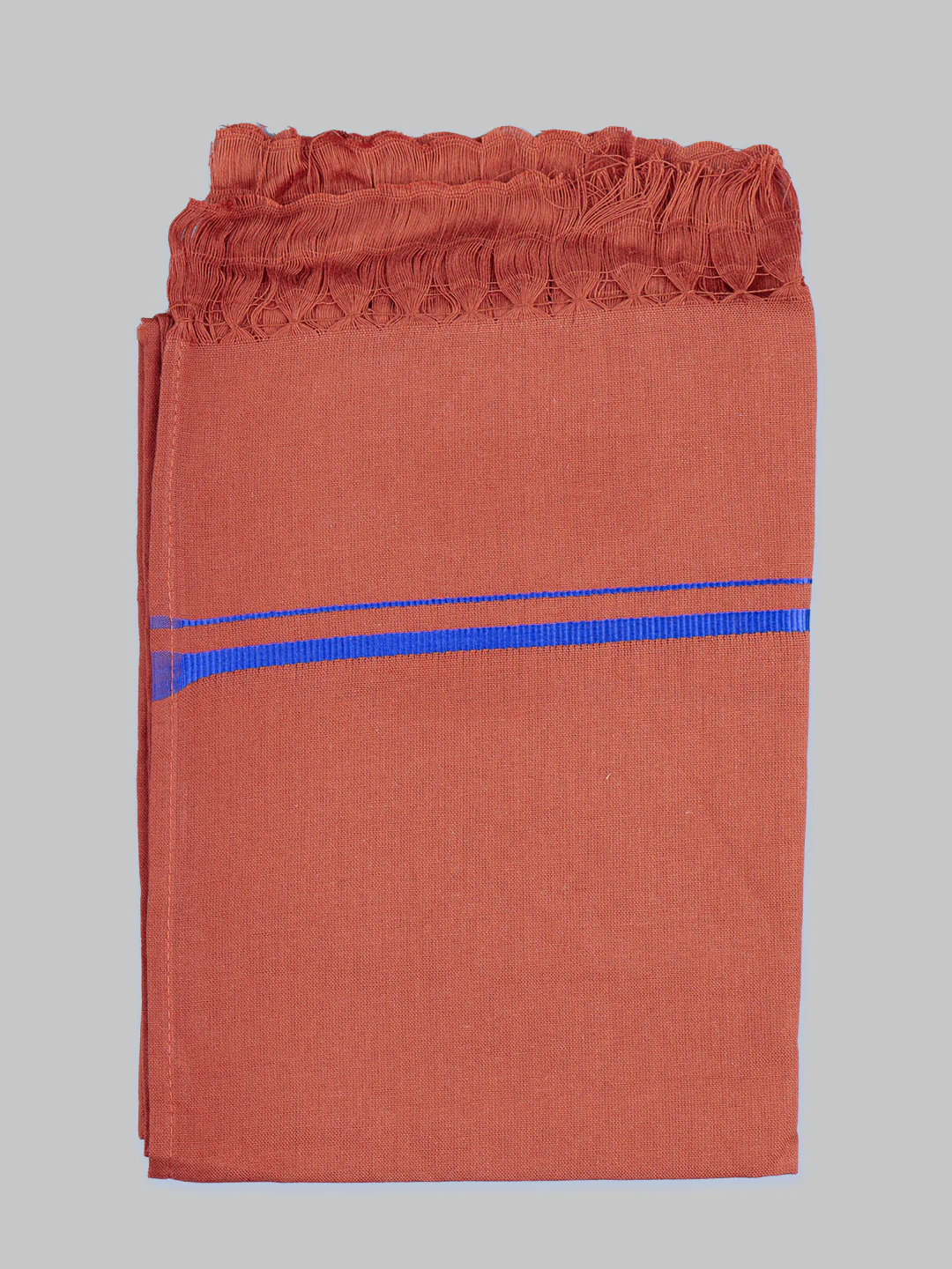 Men Assorted Border Devotional Towel Dark Kaavi Hariharan (Pack of 2) - Image 6