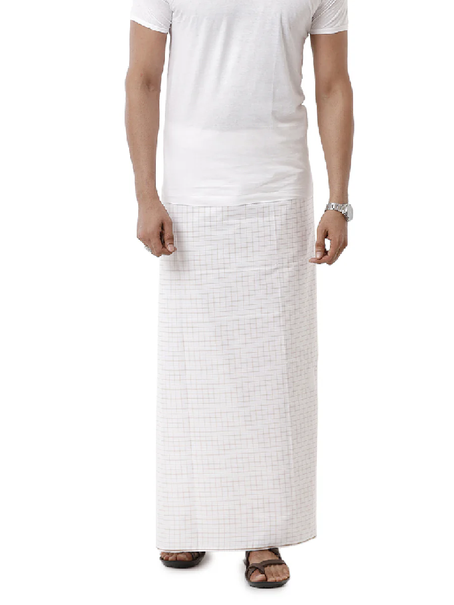 Men Assorted Colors and Printed Designs Cotton Lungi Nexus - Image 2