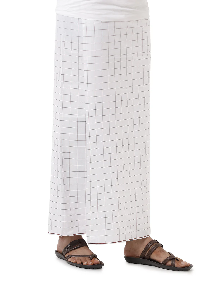 Men Assorted Colors and Printed Designs Cotton Lungi Nexus - Image 3