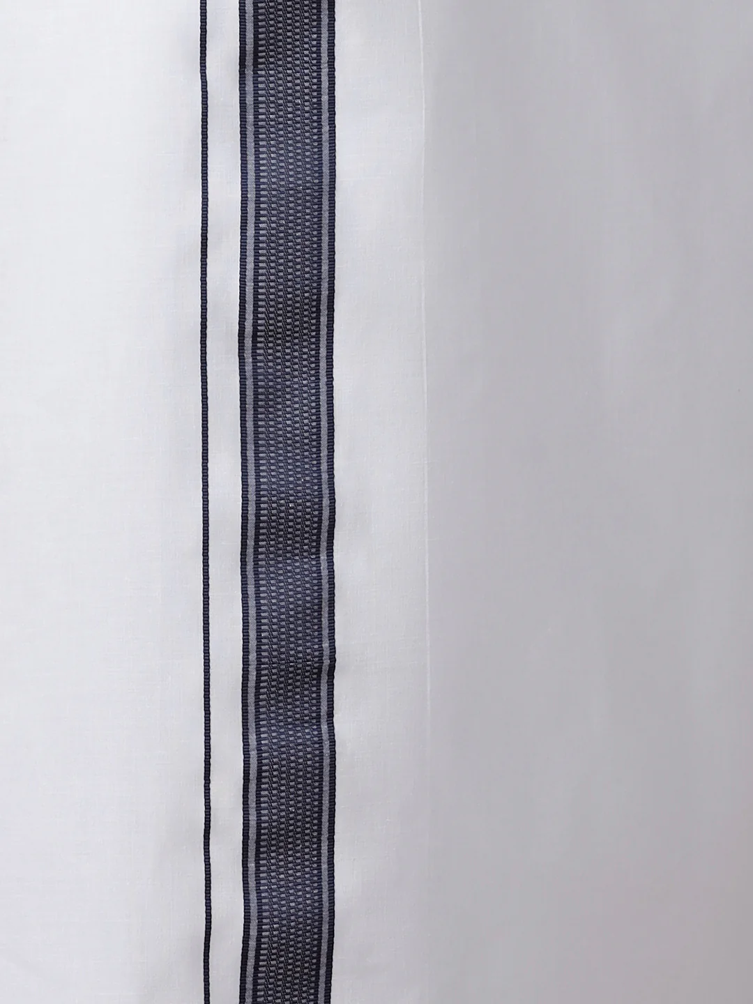 Men Blue Zodiac Shirt With Matching Border Dhoti Set Trendy - Image 7