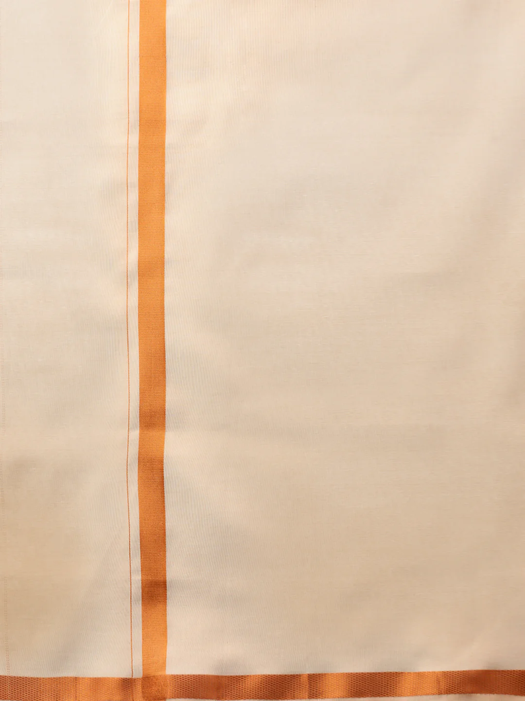 Men Copper Tissue Full Sleeves Shirt with Readymade Dhoti Combo - Image 5
