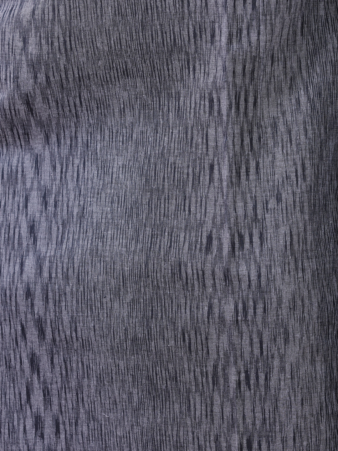 Men Cotton Blend Single Layer Grey Dhoti with Fancy Border Nitro Slub 03 - Image 6