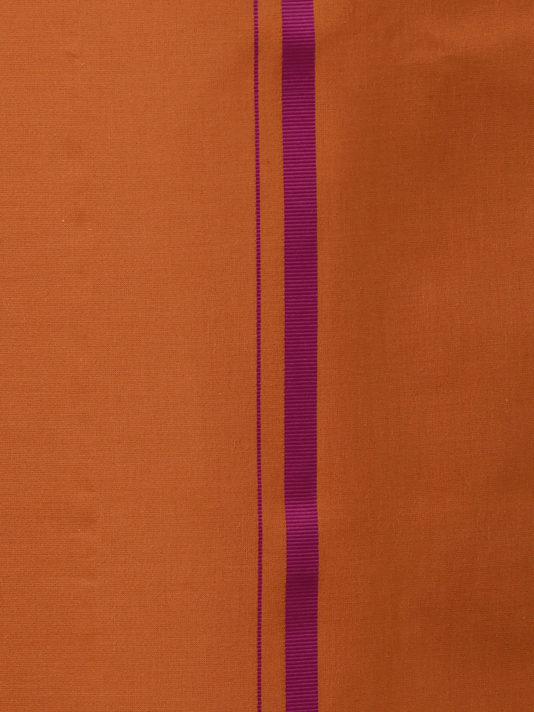Men Cotton Blend Single Layer Kaavi Dhoti with Assorted Big Border Rishi BB1 - Image 5