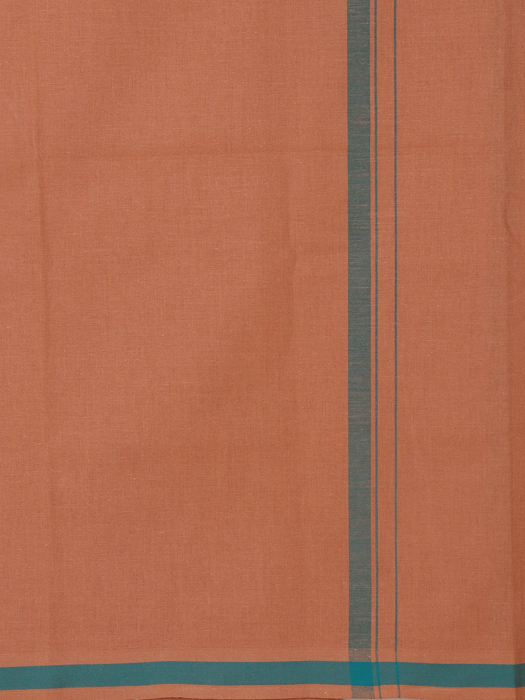 Men Cotton Blend Single Layer Kaavi Dhoti with Fancy Border Enrich Colour 1 - Image 5
