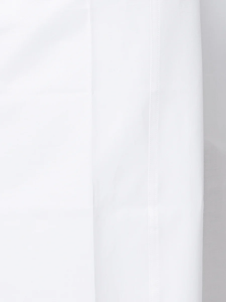 Men Cotton Blend Single Layer Stitched Prayer Dhoti with Small Border Al Madinaa - Image 4
