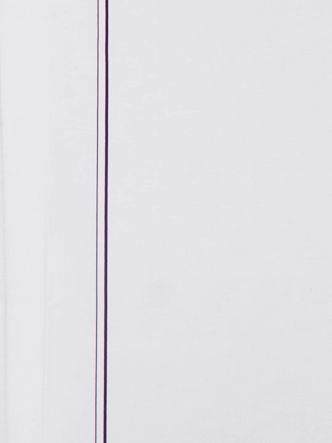 Men Cotton Blend Single Layer White Dhoti with Assorted Border - Image 7