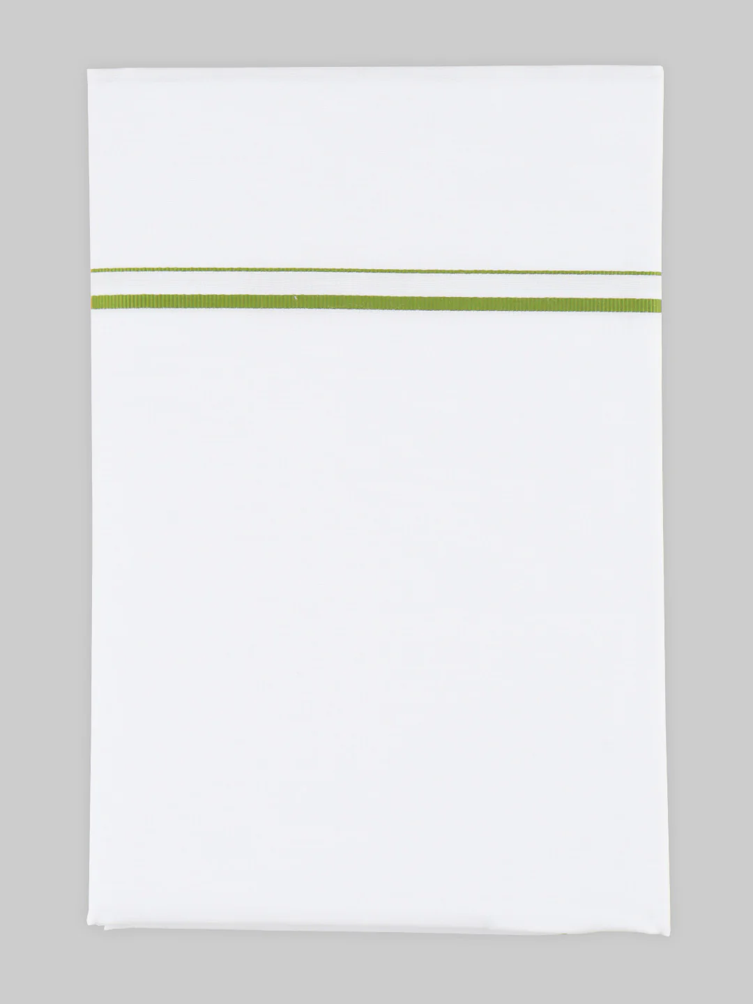 Men Cotton Blend Single Layer White Dhoti with Assorted Border (Pack of 2) - Image 4