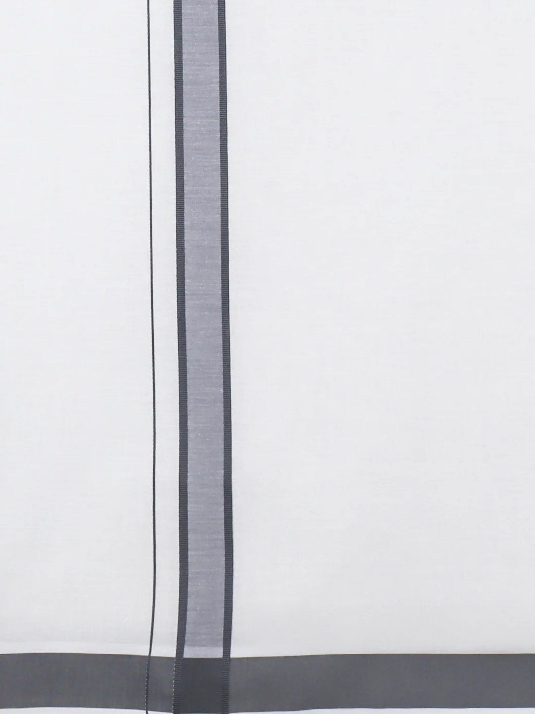 Men Cotton Blend Single Layer White Dhoti with Fancy Border WP23 - Image 4