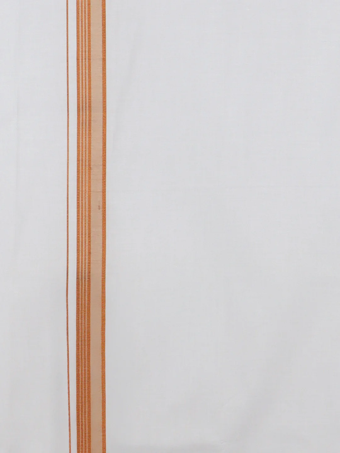 Men Cotton Blend Single Layer White Dhoti with Fancy Jari Border Gen Trend - Image 5