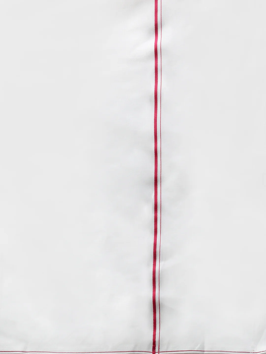 Men Cotton Blend Single Layer White Dhoti with Small Border Rajaram - Image 5