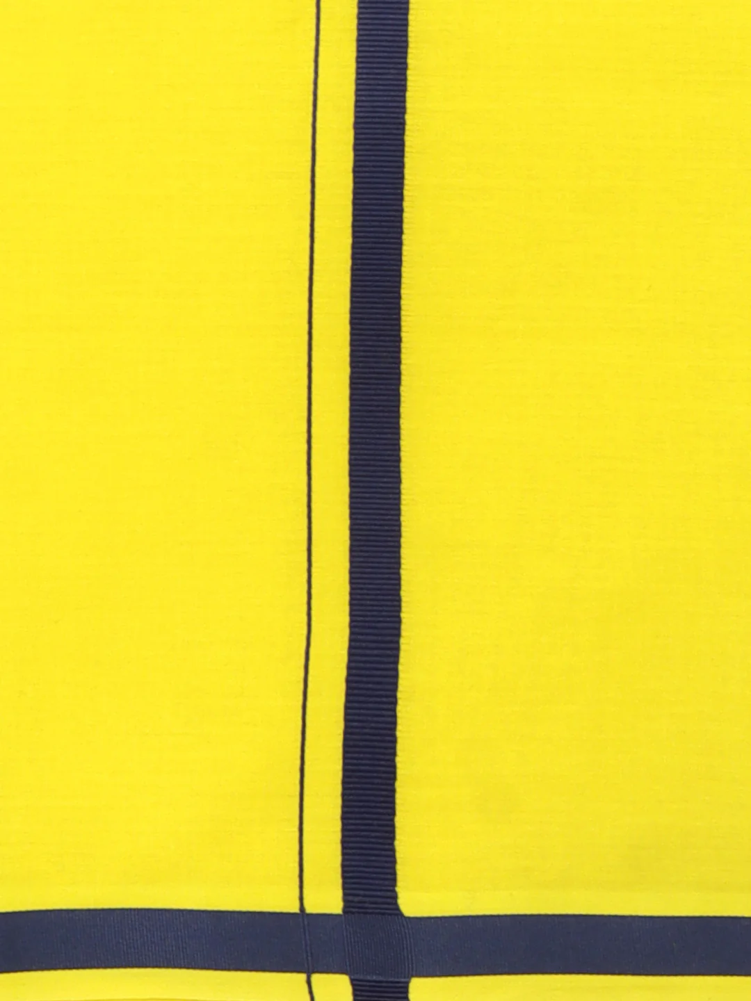Men Cotton Blend Single Layer Yellow Dhoti & Towel Set with Assorted Border Poojan - Image 6