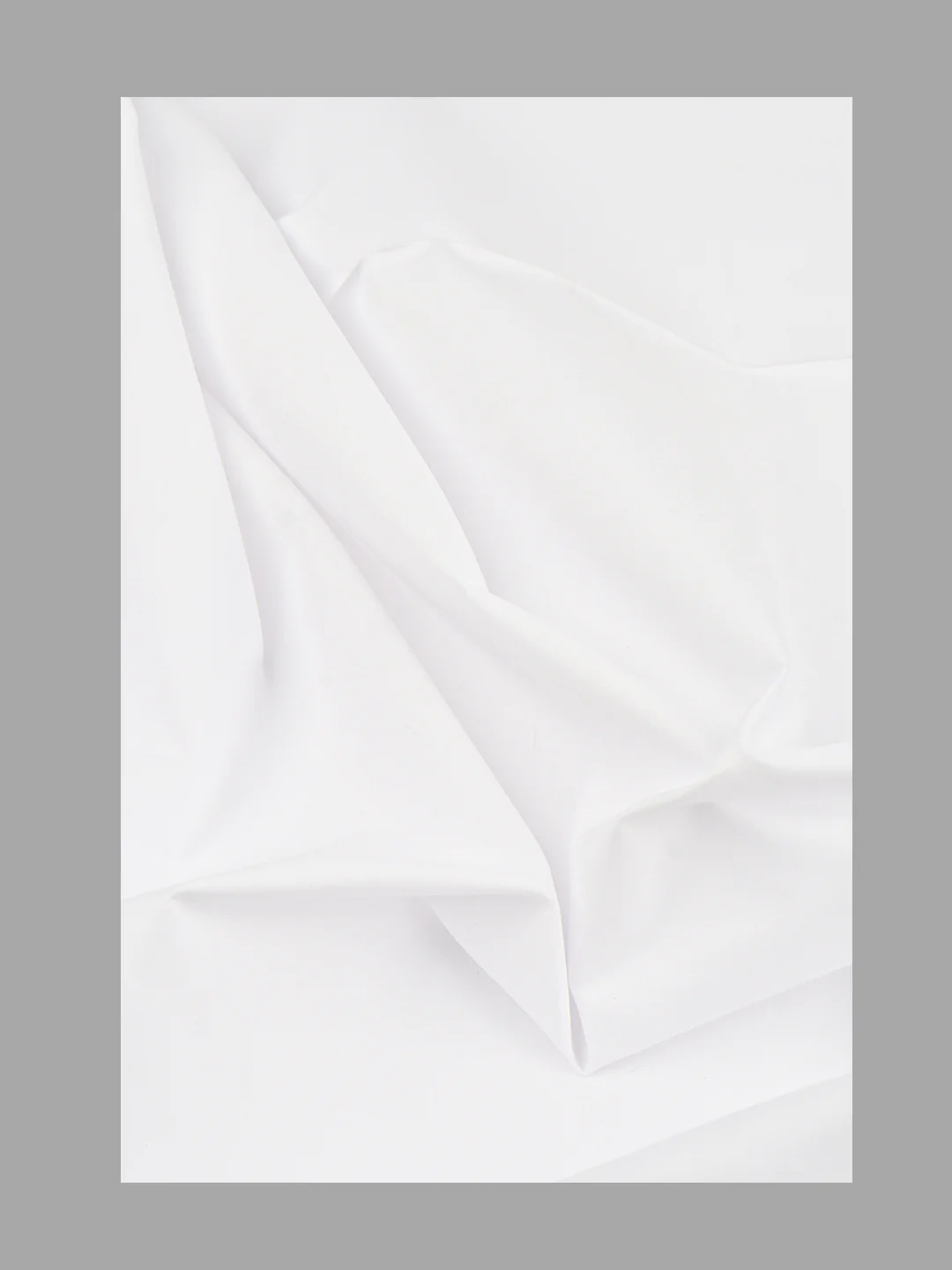 Men Cotton Blend White Shirting and Assorted Border Dhoti Set - Image 3