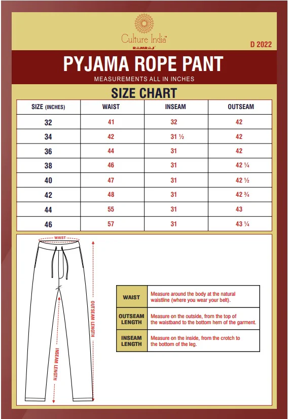 Men Cotton Cream Pyjama Pant - Image 7