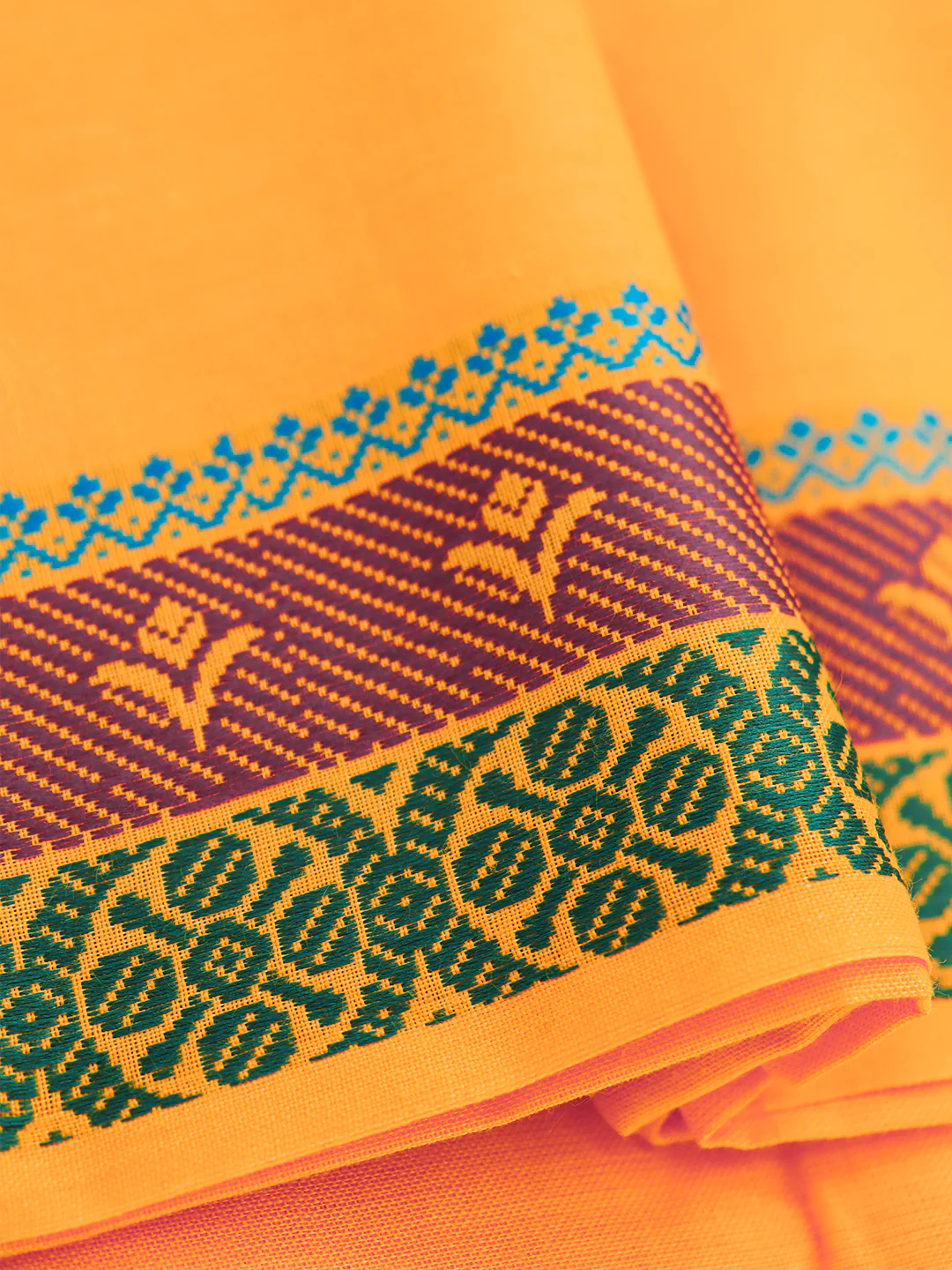 Men Cotton Mango Towel with Fancy Border 6422 - Image 4