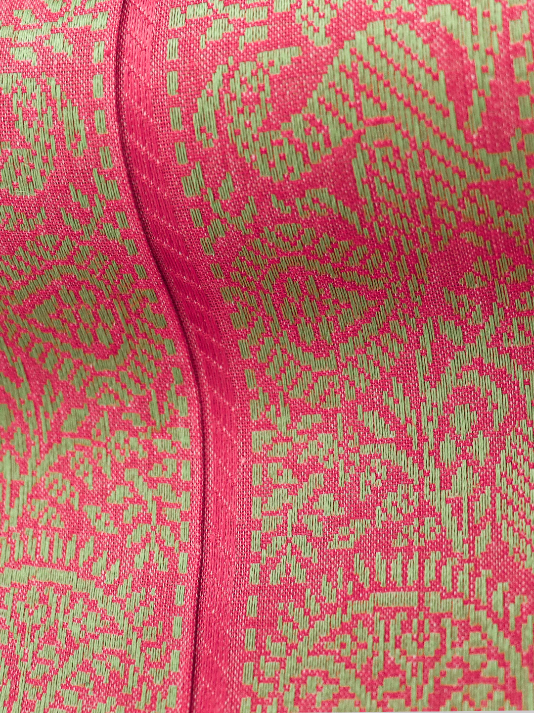 Men Cotton Red Towel with Fancy Border 6422 - Image 6