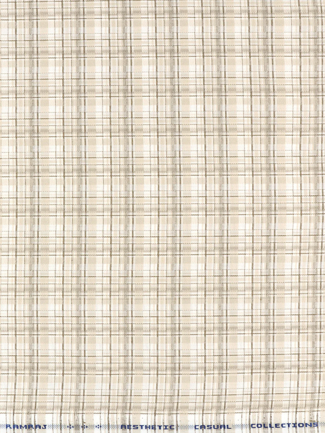 Men Cotton Rich Checked Green Shirt Fabric High Style - Image 3