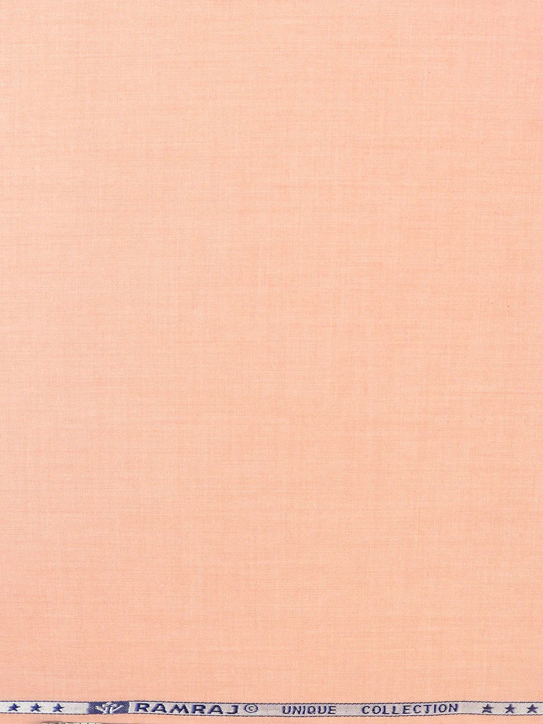 Men Cotton Rich Plain Shirt Fabric Peach Galaxy Art - Image 3