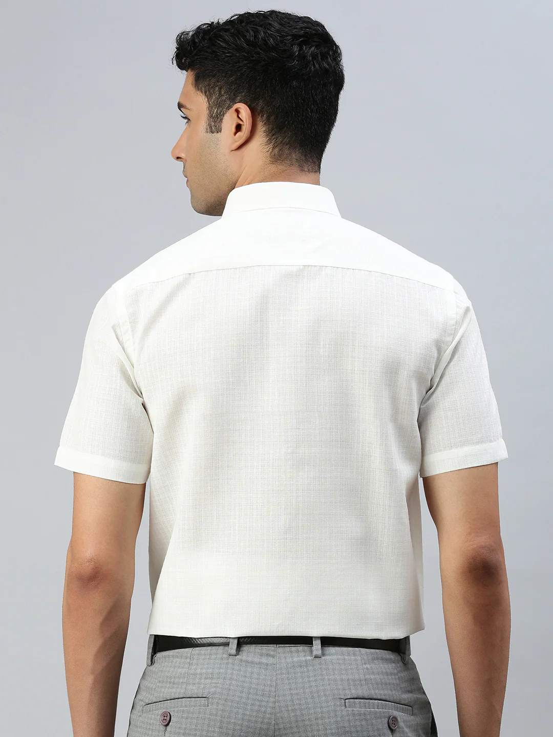 Men Cotton Rich Shirt Cream Celebrity 2 - Image 6