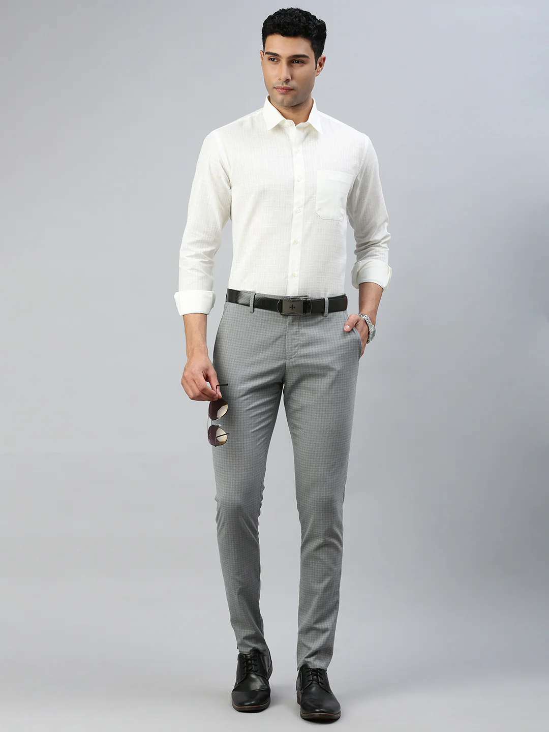 Men Cotton Rich Shirt Cream Celebrity 2 - Image 8