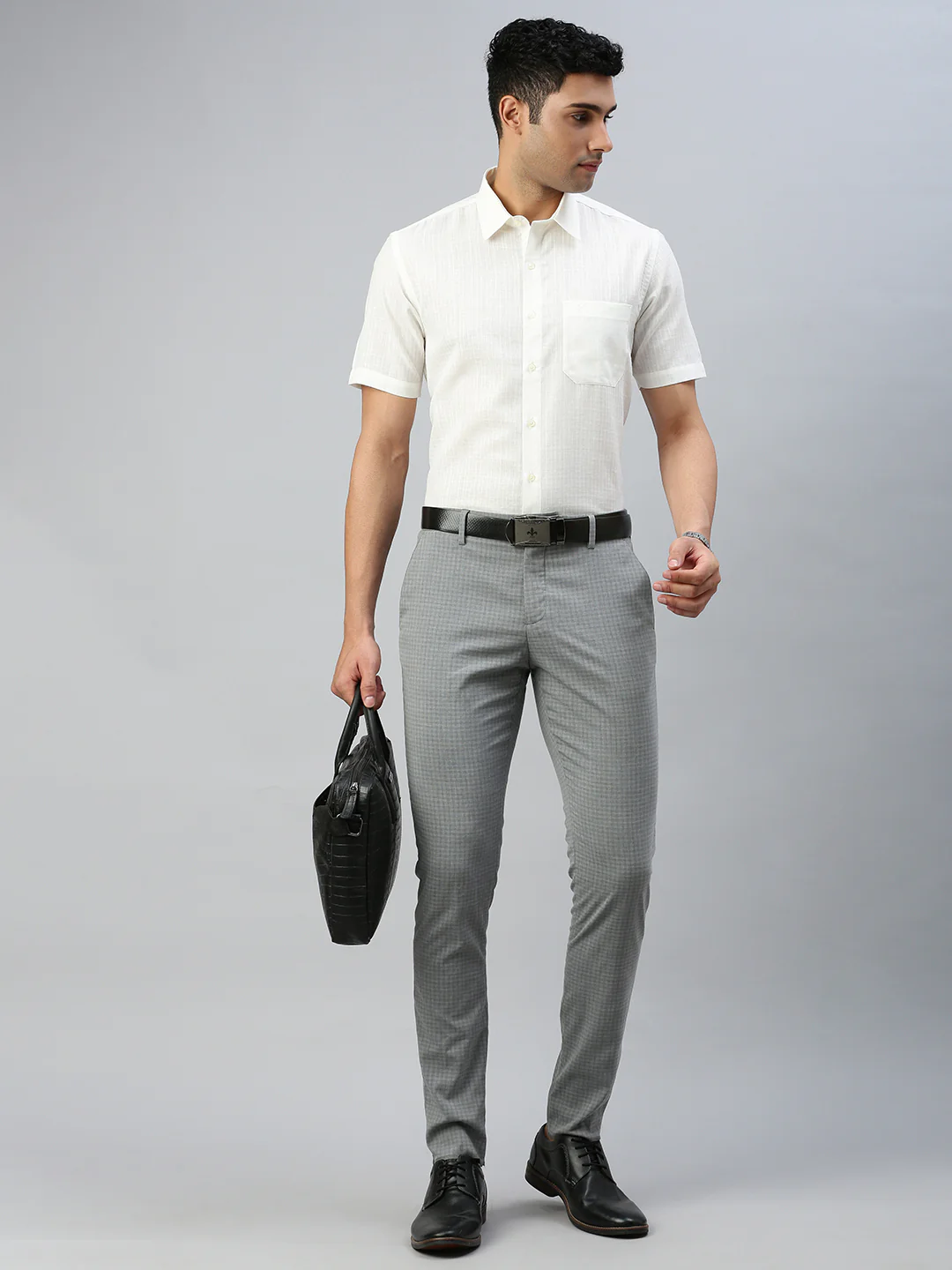 Men Cotton Rich Shirt Cream Celebrity 2 - Image 9