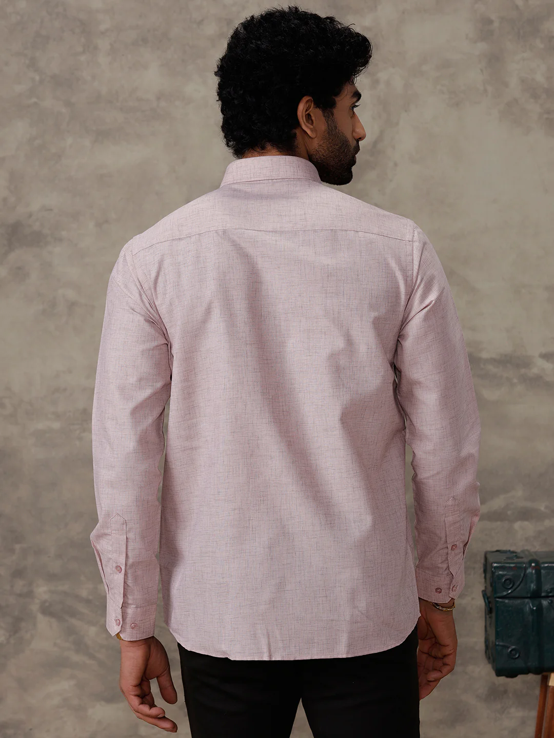 Men Cotton Rich Shirt Pinky Brown Trendy 8 YH7 - Image 6