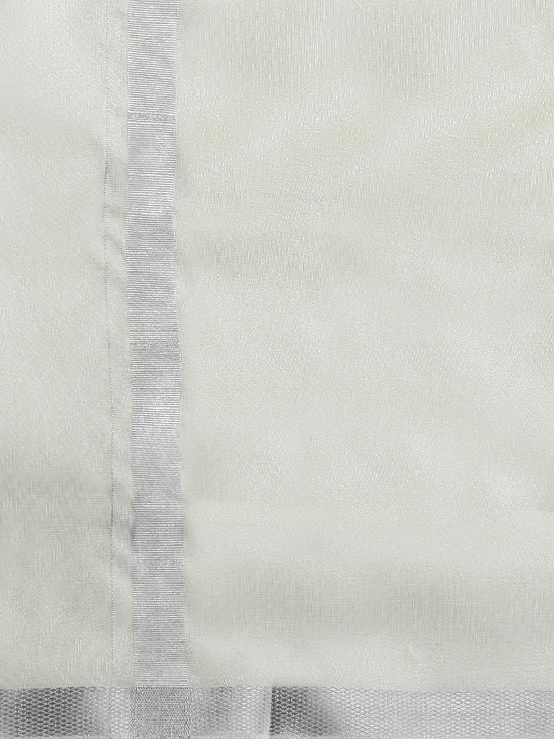 Men Cotton Rich Silver Shirt and Tissue Dhoti Set Glossy - Image 5