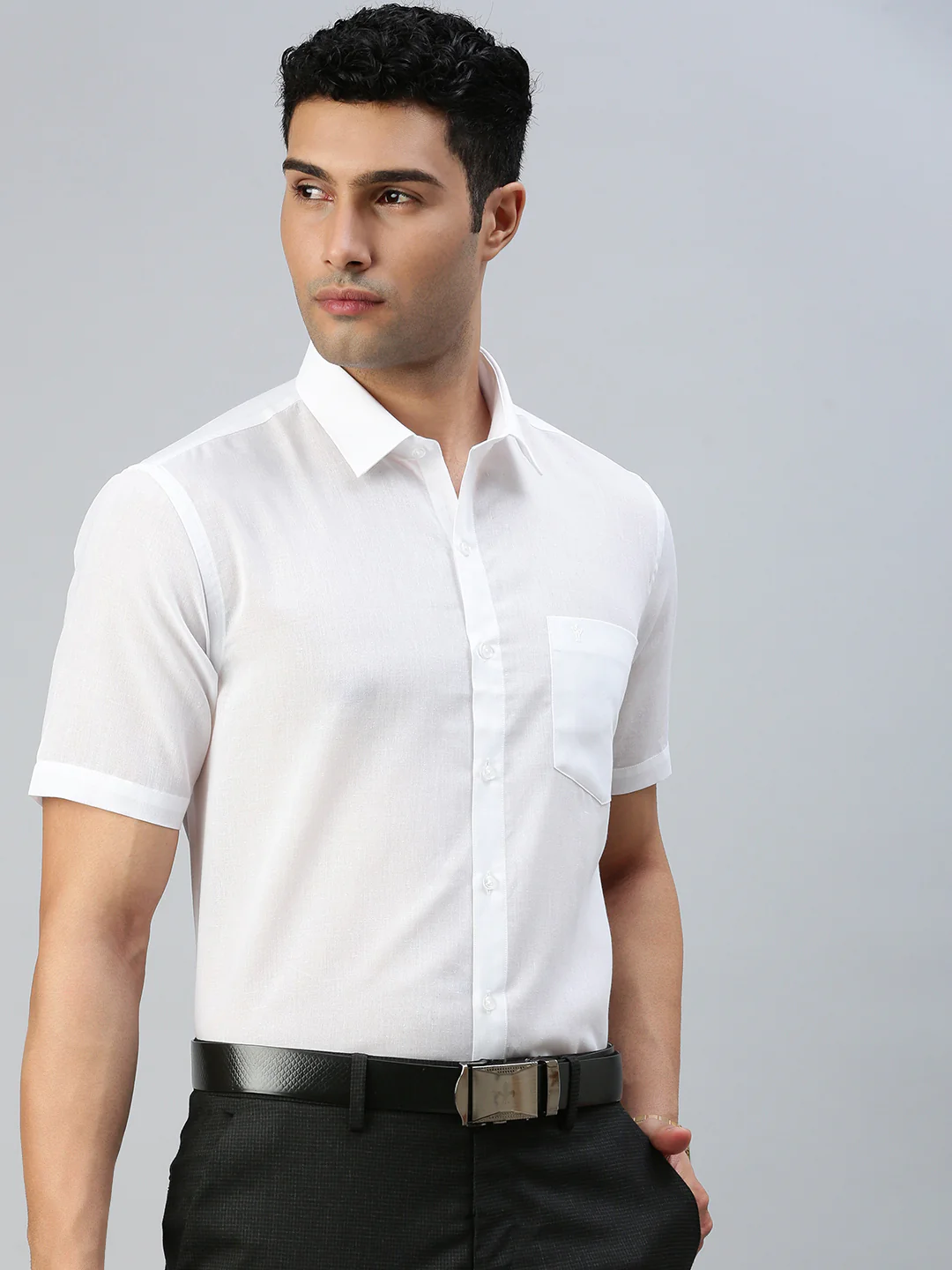 Cotton Rich White Shirt – Leader White | Liberty Cut - Image 2
