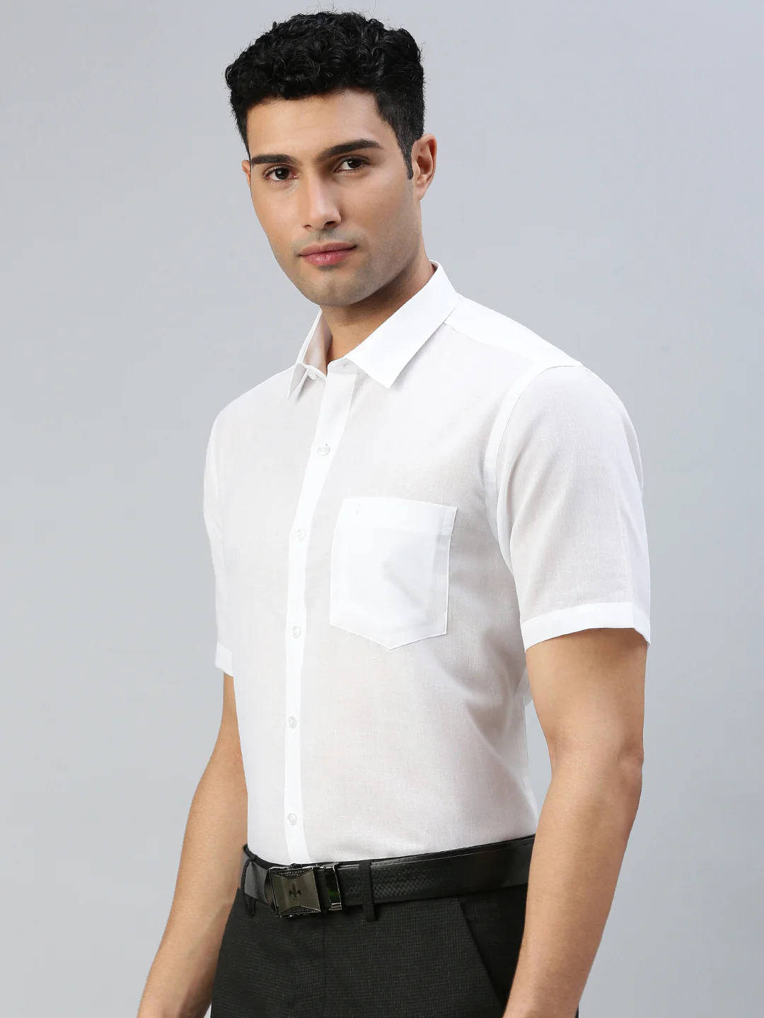 Cotton Rich White Shirt – Leader White | Liberty Cut - Image 4