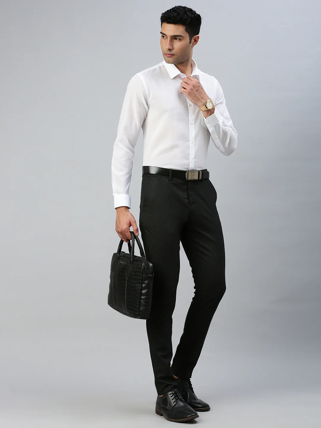Cotton Rich White Shirt – Leader White | Liberty Cut - Image 6
